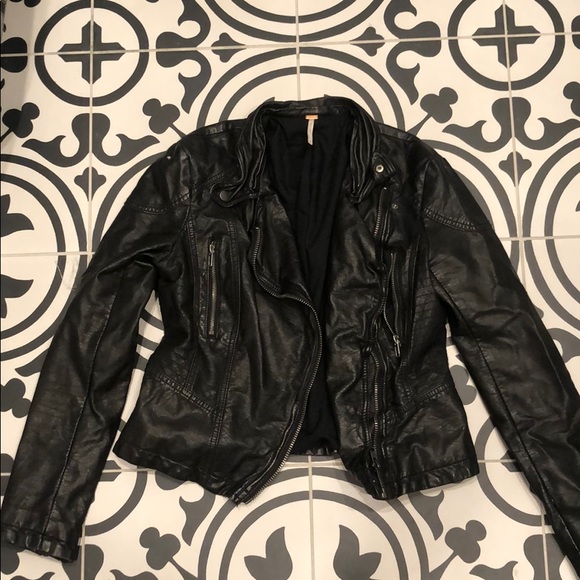 Free People Jackets & Blazers - Free People leather jacket
